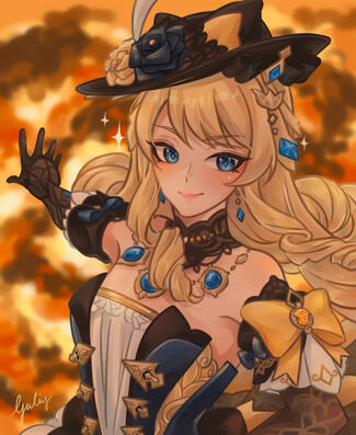 Waist up + complex BG sample