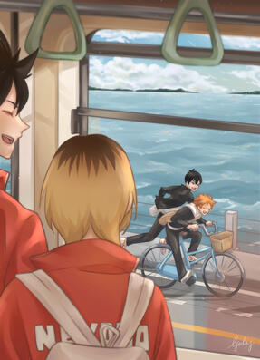 Complicated background + 2 people sample